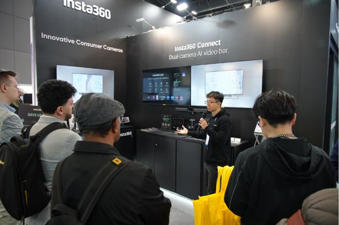 一体机Connect 斩获全球顶级专业视听展会大奖麻将胡了2试玩影石Insta360 AI双摄会议(图5)